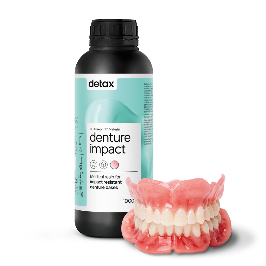 HeyGears UltraPrint-Dental Detax Freeprint Denture Impact UV incl. Heycard